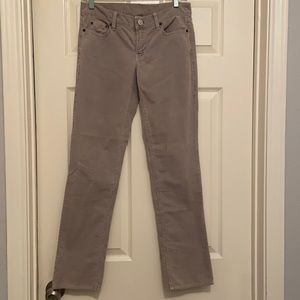 JCrew skinny leg corduroy pants